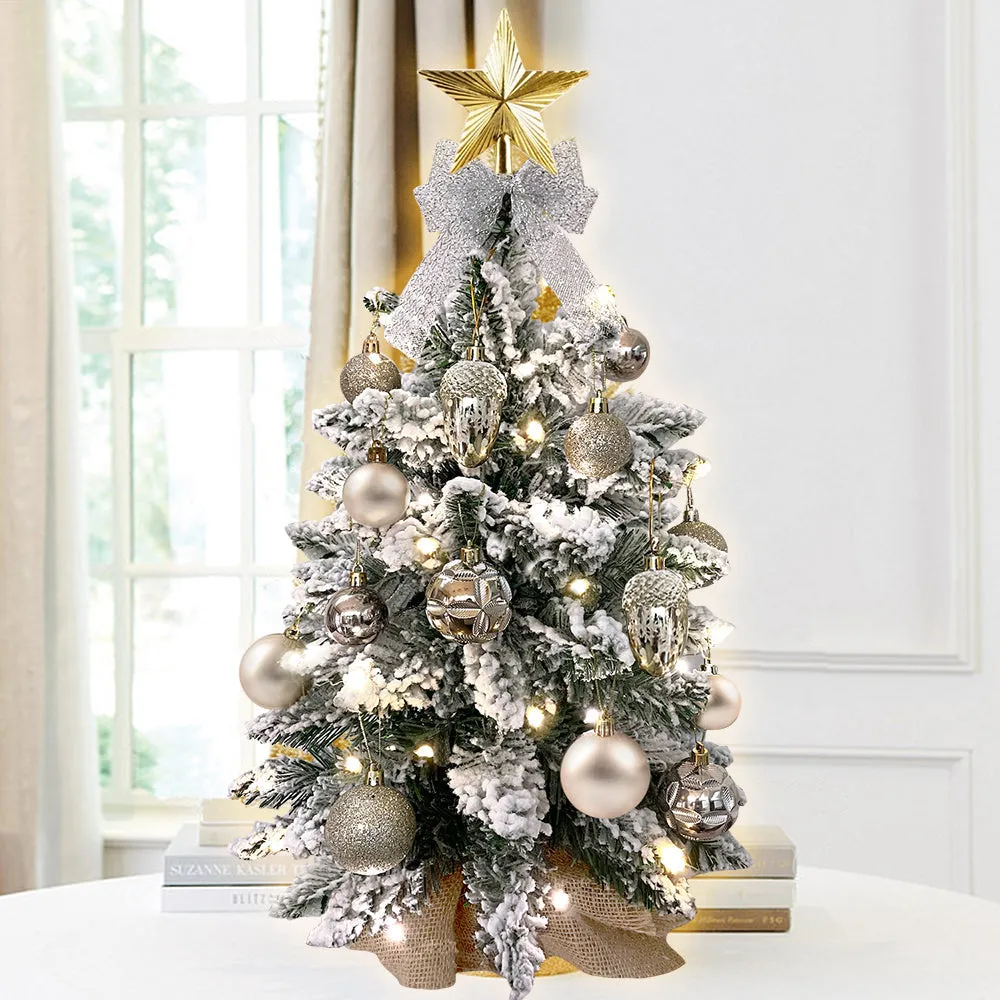 2ft Mini Christmas Tree With Light Artificial Small Tabletop Christmas – Naz Online Mart