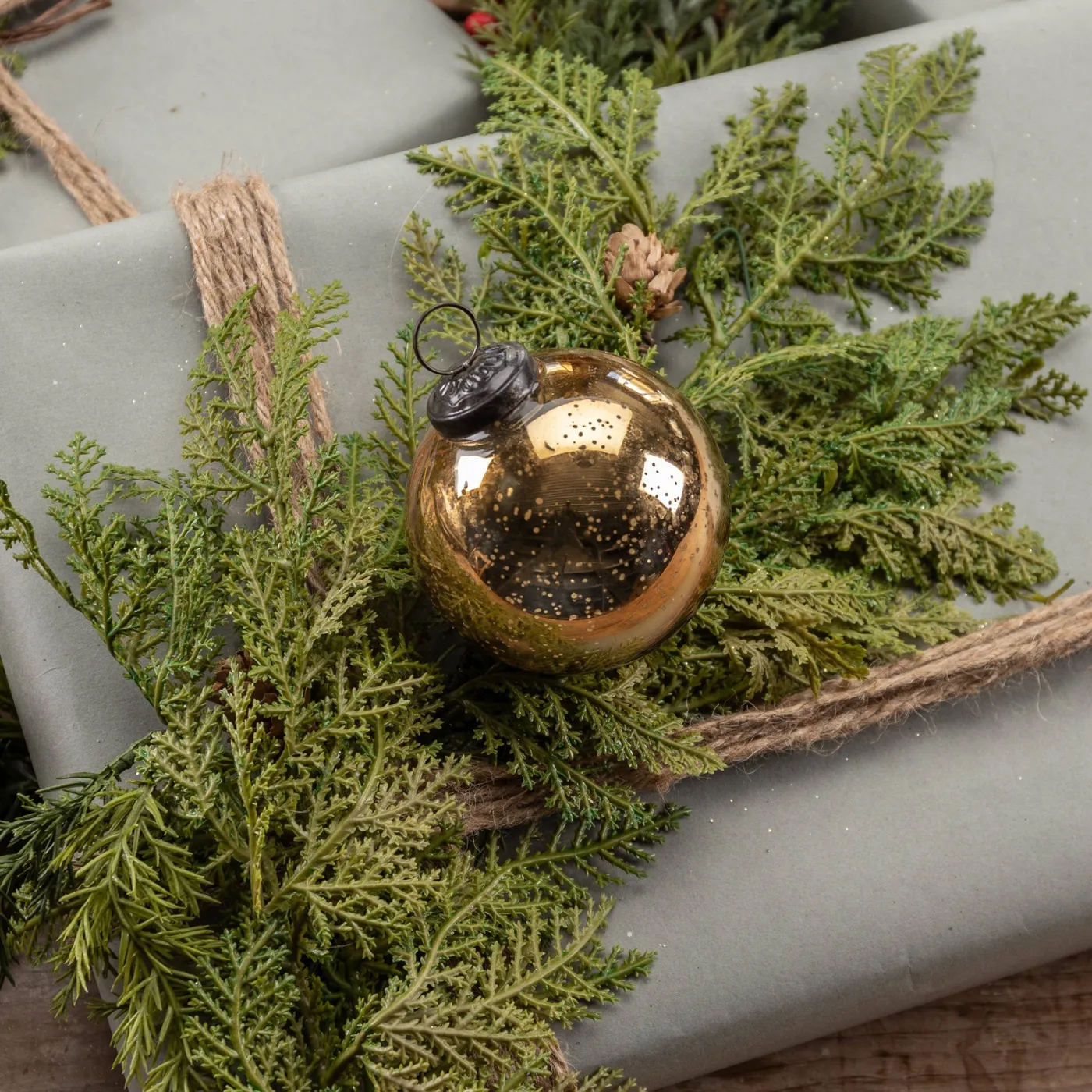3' Bronze Kugel Ornament