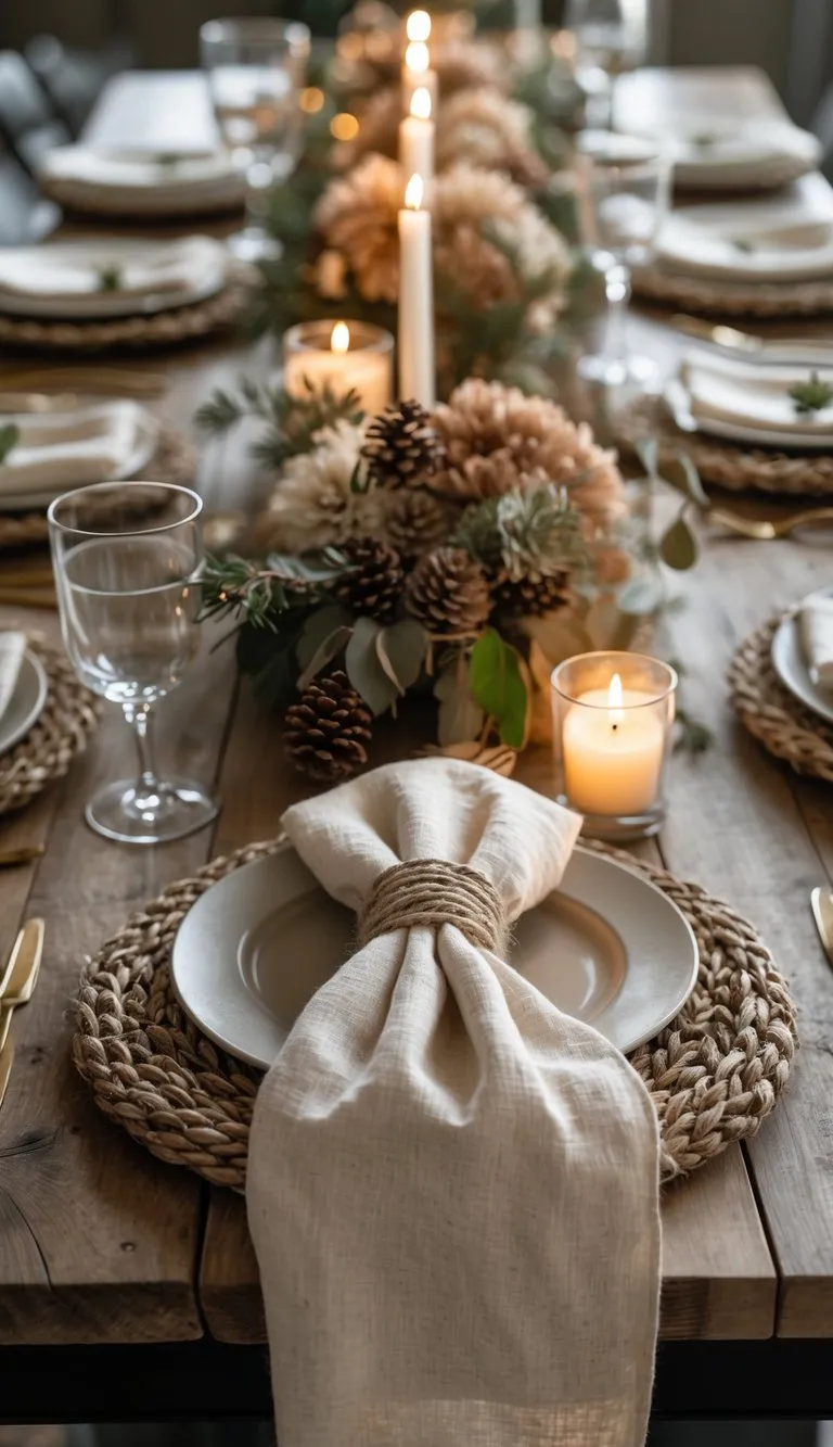 33 Brown Tablescape Ideas for Cozy and Inviting Meals