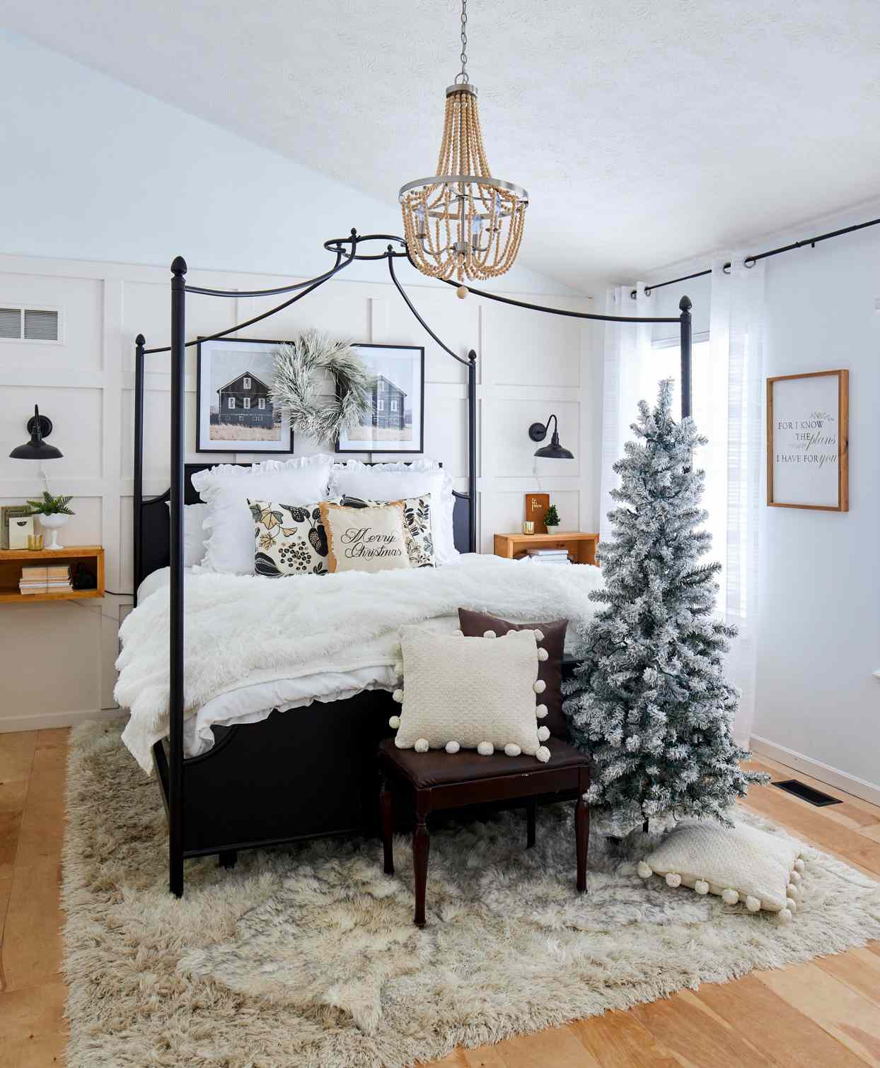 34 Cozy Christmas Bedroom Decor Ideas