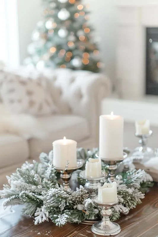 38 Christmas Coffee Table Decorations for a Festive Living Room