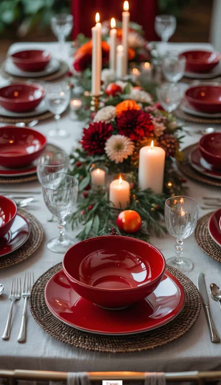 38 Red Tablescape Ideas for a Stunning Dining Experience