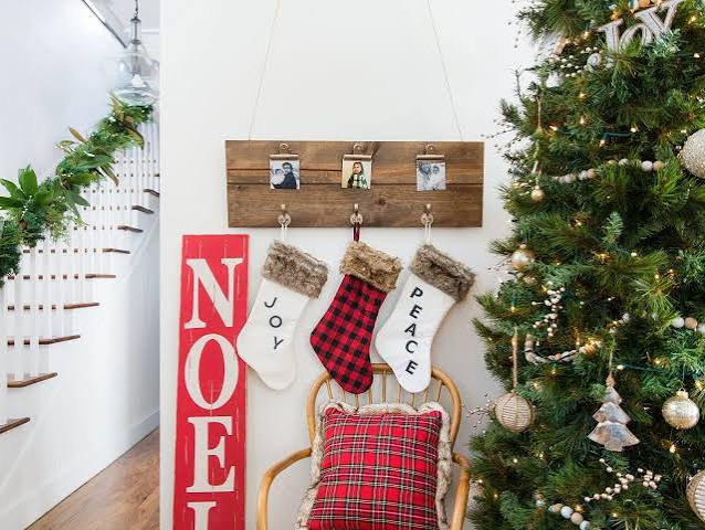 5 Stocking Display Ideas When You Don't Have a Mantel | HGTV