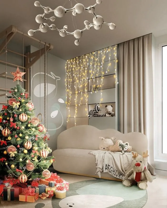 6 Lovely Christmas Decorating Ideas For A Kids' Bedroom