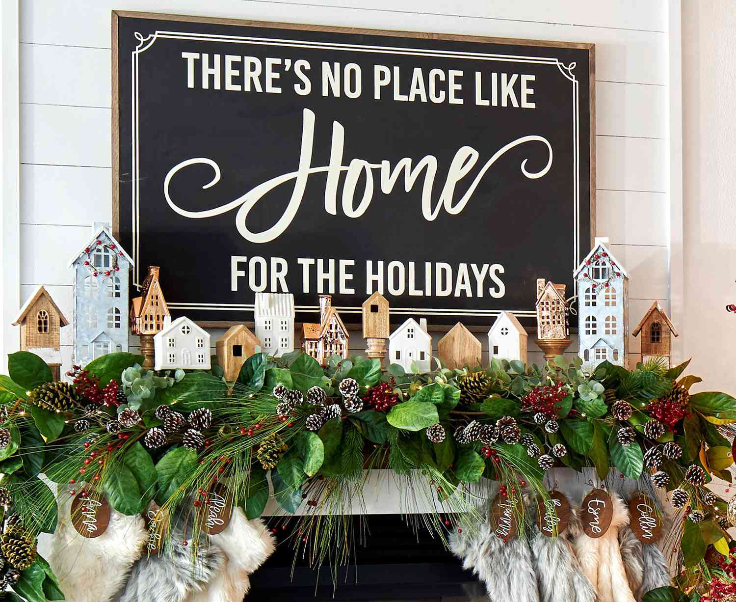6 Nostalgic Christmas Village Ideas for Your Mantel