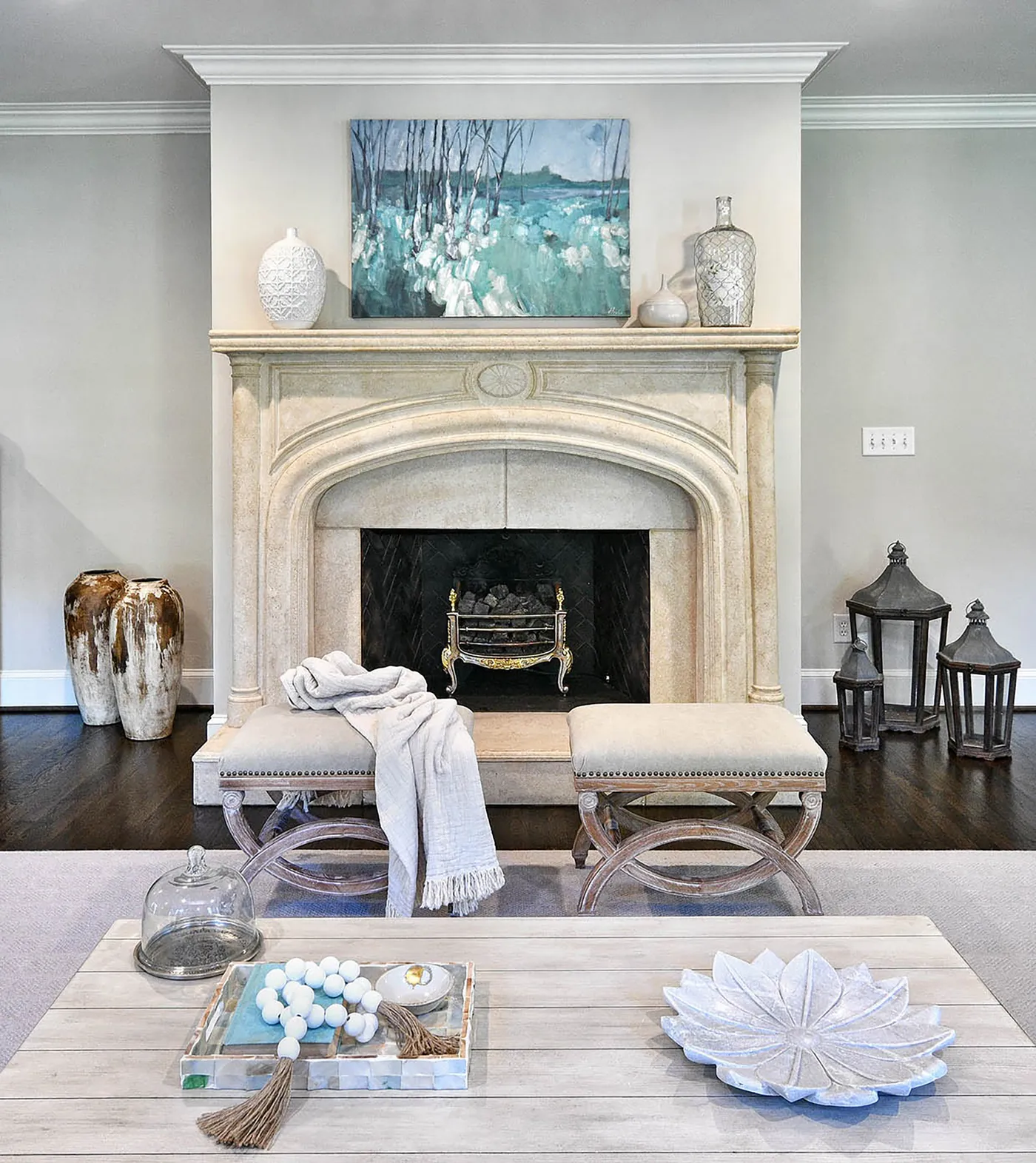 6 Top Tips to Refresh Your Home Fireplace Decor - Michelle Jett - Decorating Den Interiors