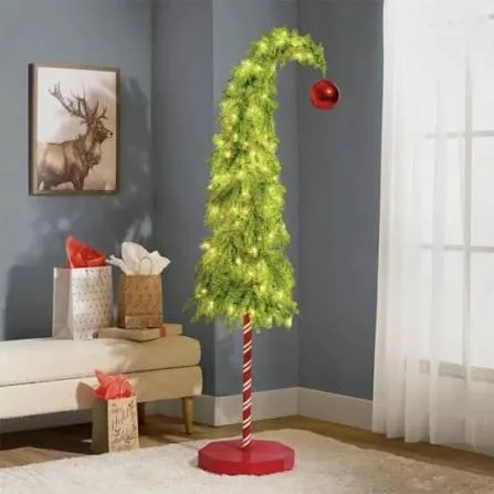 6ft Pre-lit Grinch Style Whimsical Grumble Christmas Tree With 150 Led by  eBay | uFurnish.com