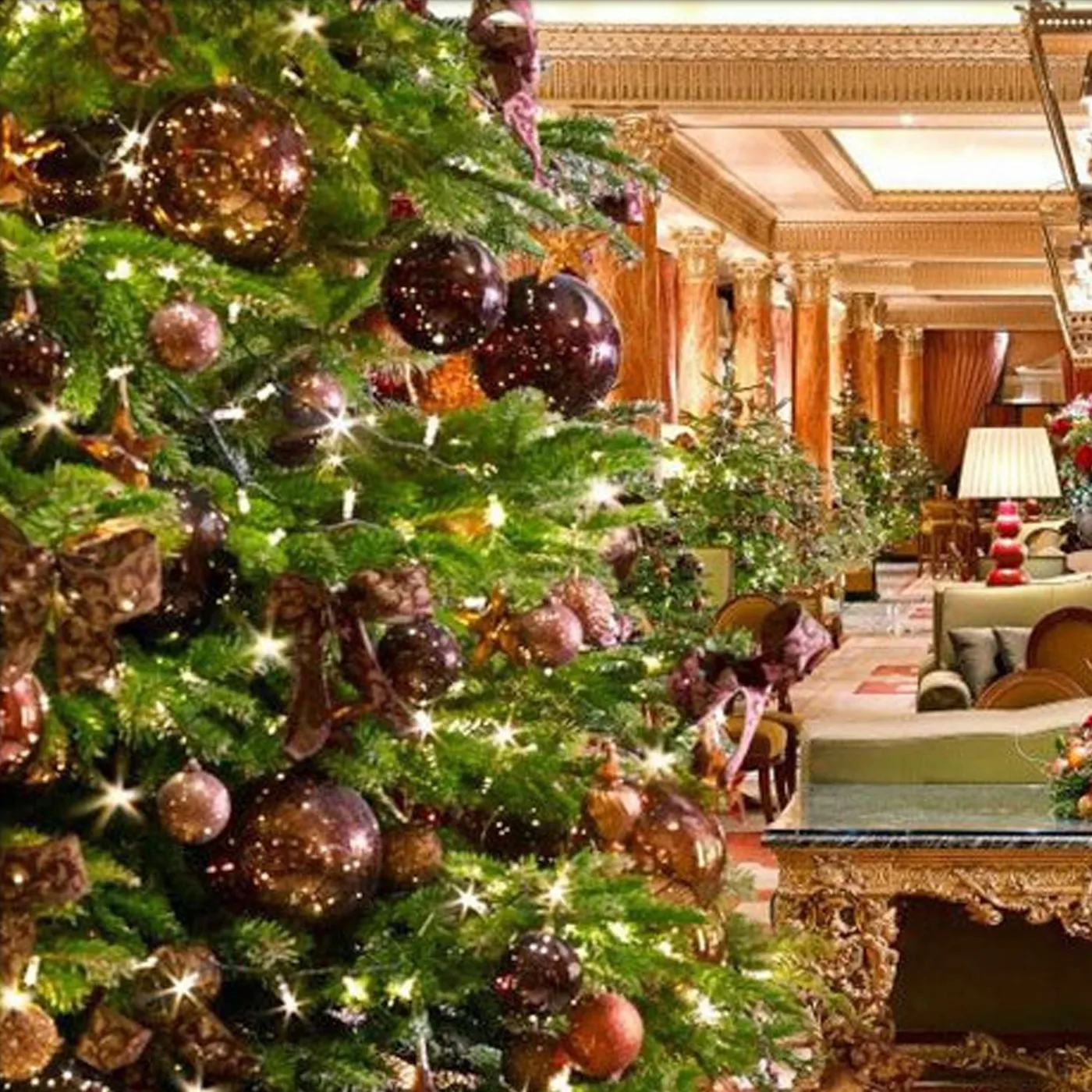 6ft+ Real Decorated Christmas Tree (10 Colour Schemes): Double Decorations: All Red - 6DDDRS - Deliver me a Christmas tree - Deliver Me a Christmas Tree