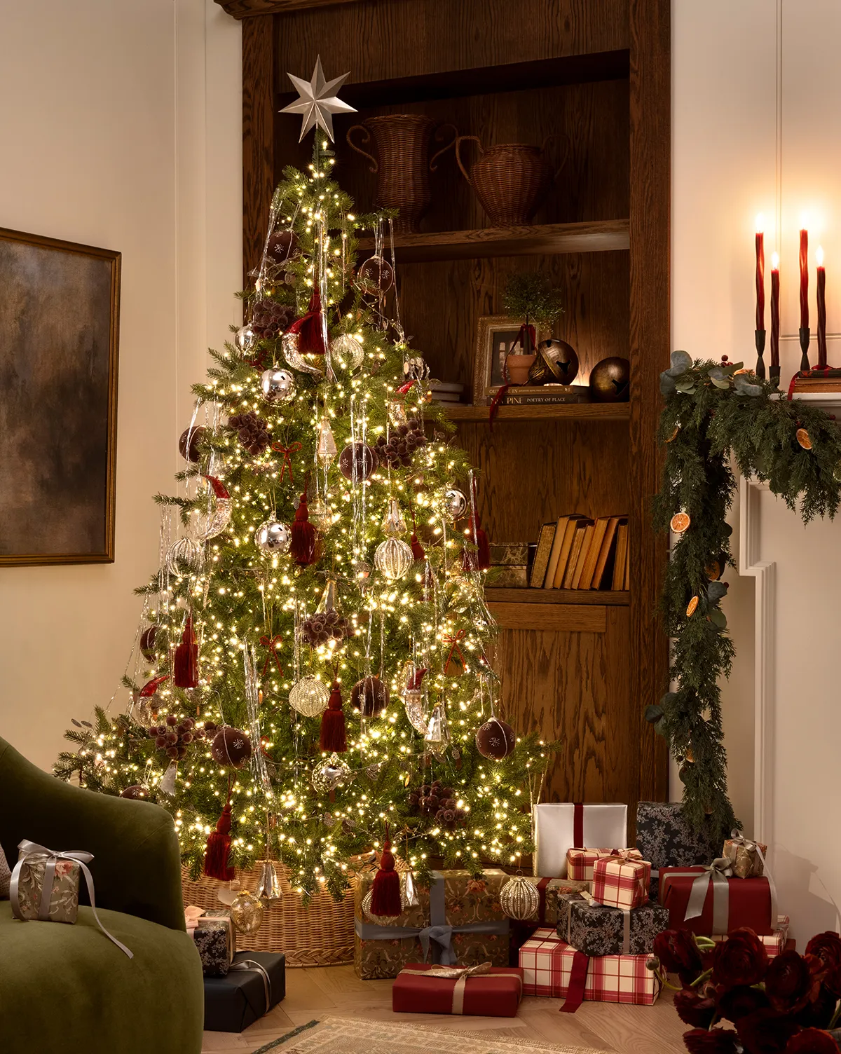 7' Grandis Fir Pre-Lit Faux Tree