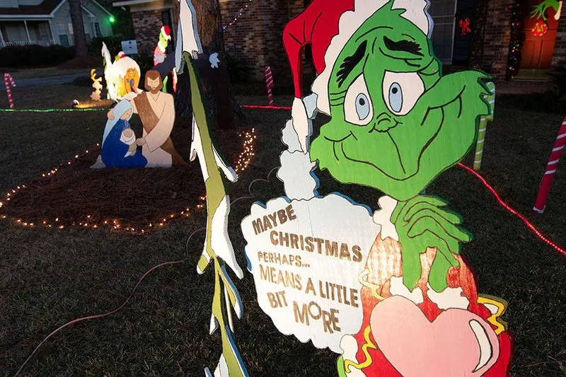 A huge 'Grinch' display with a true Christmas heart - Statesboro Herald