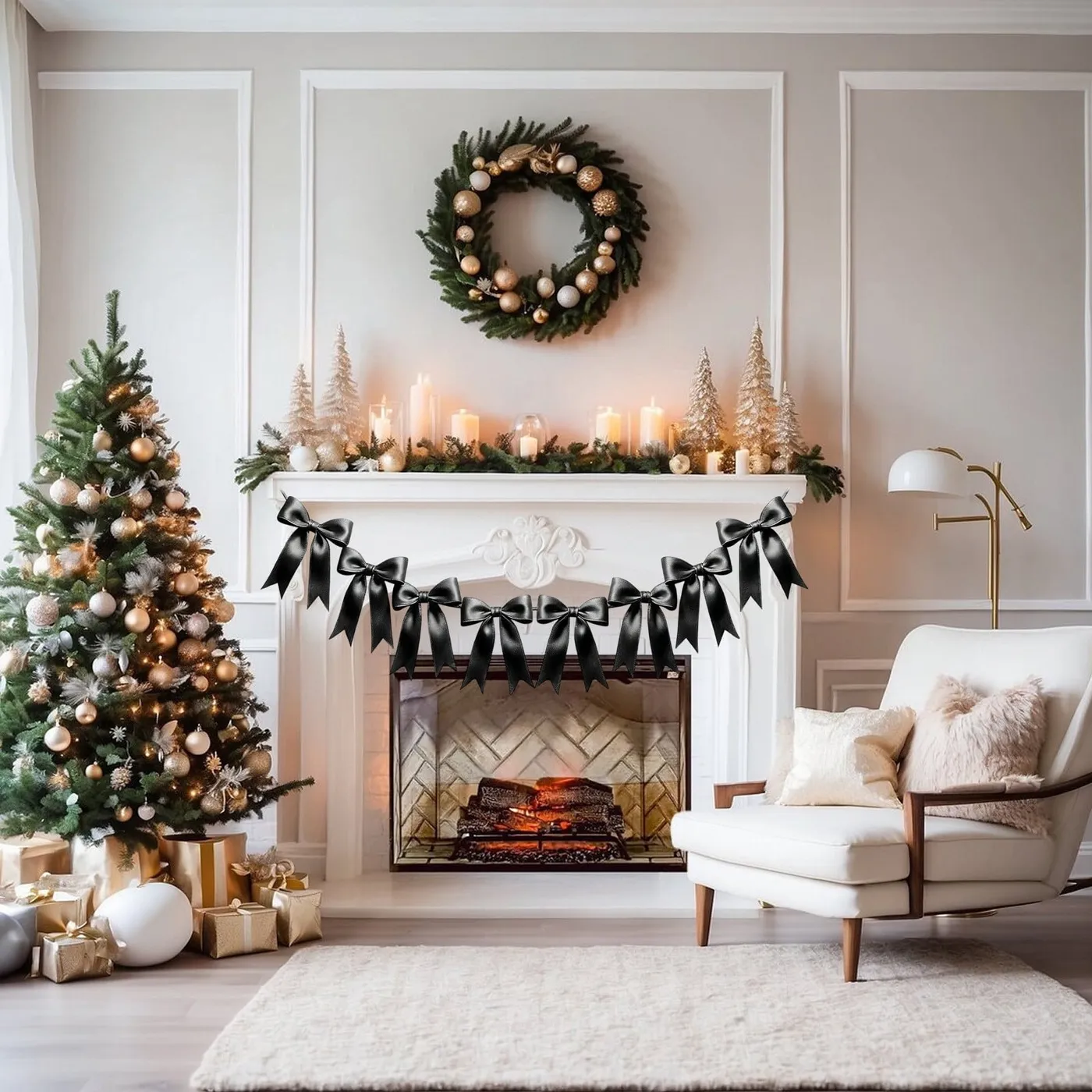 ABPWLY Polyester Christmas Decorative Banner Door Entry Hallway Holiday Party Wall Window Tree Festive Hanging Easy Install Flexible Storage Indoor Outdoor 78.74in - Walmart.ca