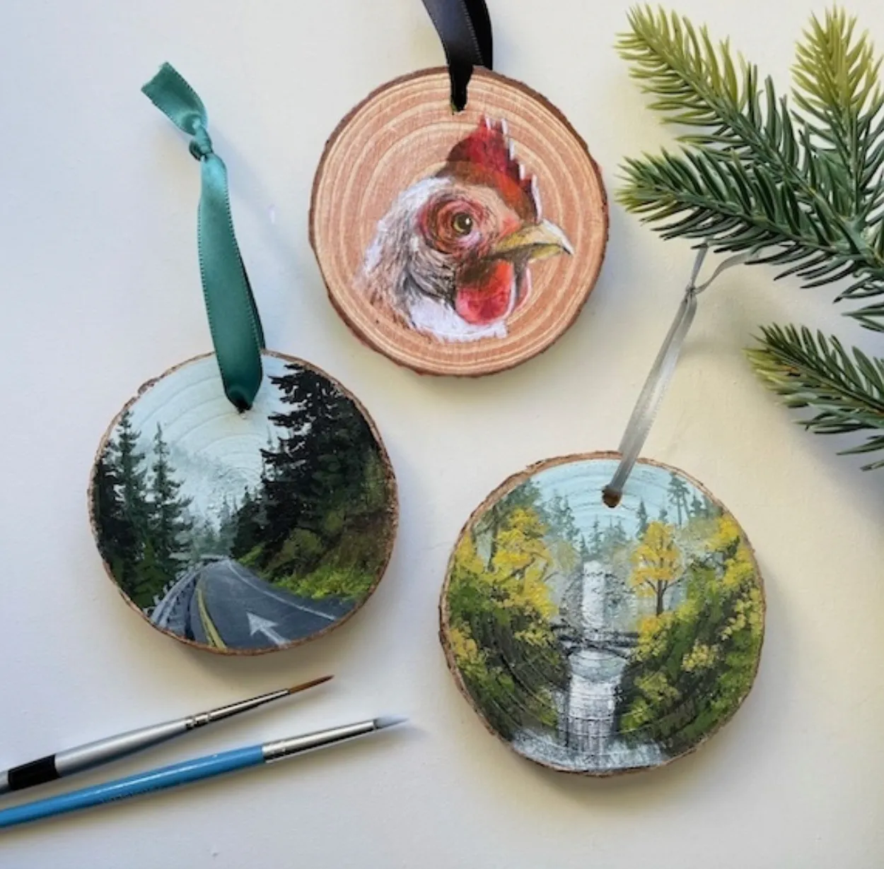 Andrea Gianchiglia Holiday Ornament: Create & Sip - a maker's circle
