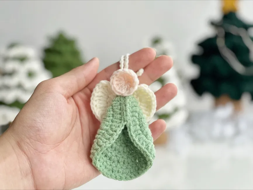 Angel Christmas Crochet Pattern, Xmas Tree Ornament, Christmas Ornaments  Crochet Pattern