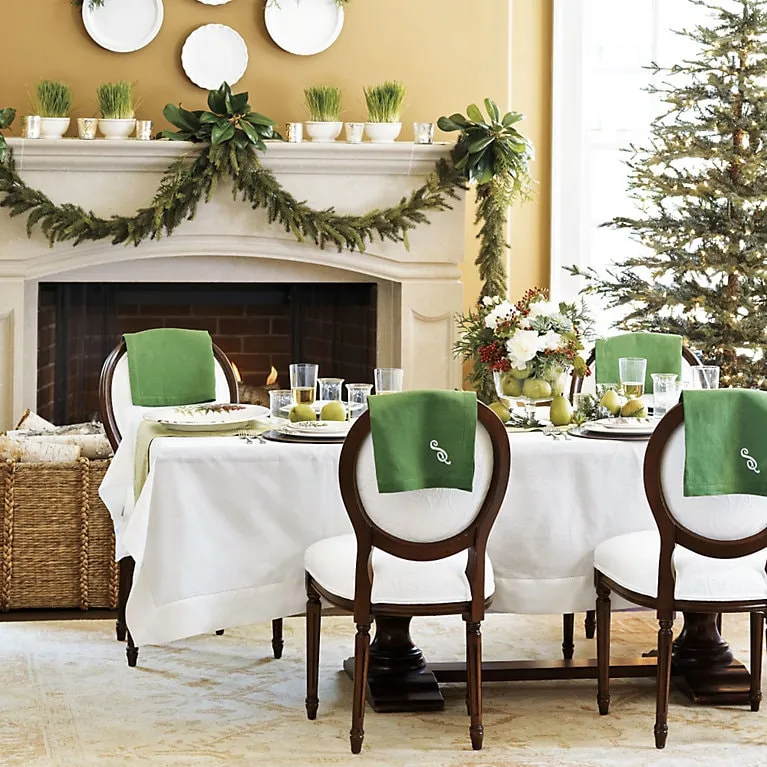 Angel Pine Garland with Real Pine Cones & Shading for Covered Areas