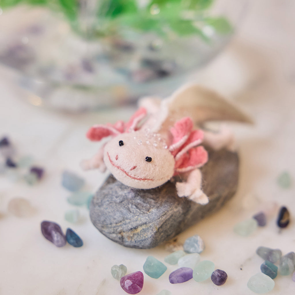 Axolotl Ornament - Handmade Whimsical Aquatic Décor | Craftspring