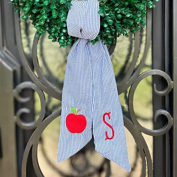 Back to School Wreath Sash – The Little Lamb House