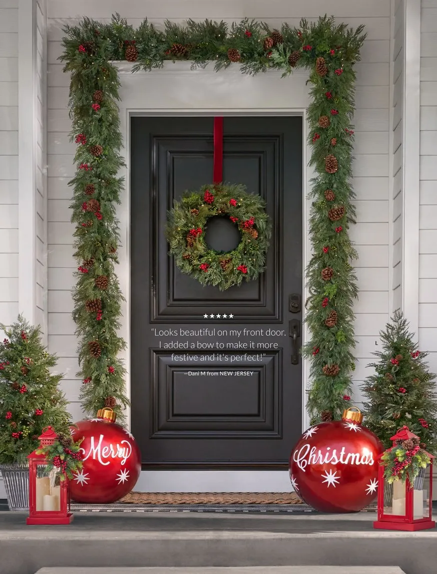 Balsam Hill - 2026 Fall 2 - 26' Winter Hearthside Wreath