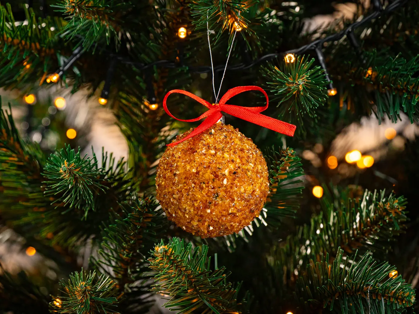 Baltic Amber Christmas Ornament – Subtle Texture | BalticBliss – BalticBlissAmber