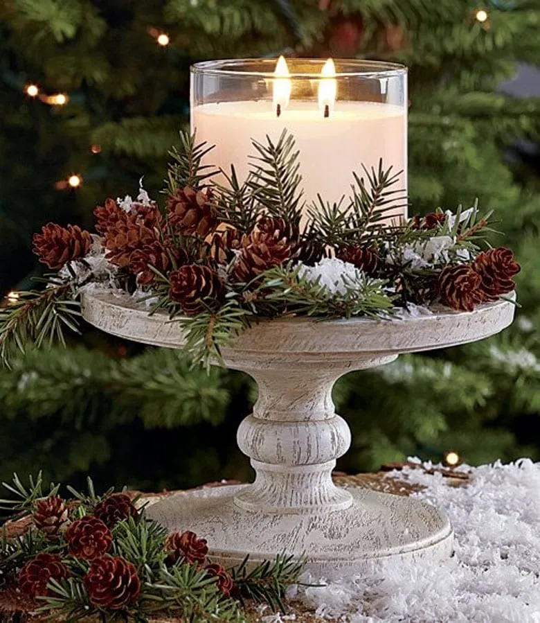 Beautiful Easy DIY Christmas Table Decorations - A Piece Of Rainbow