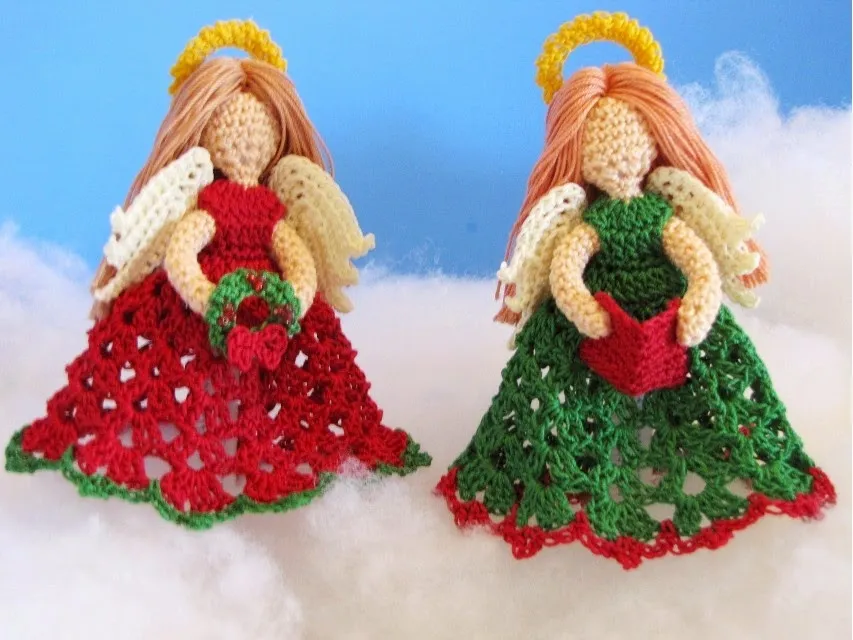 BellaCrochet: The Littlest Angel Christmas Ornaments: A Free Crochet  Pattern for You