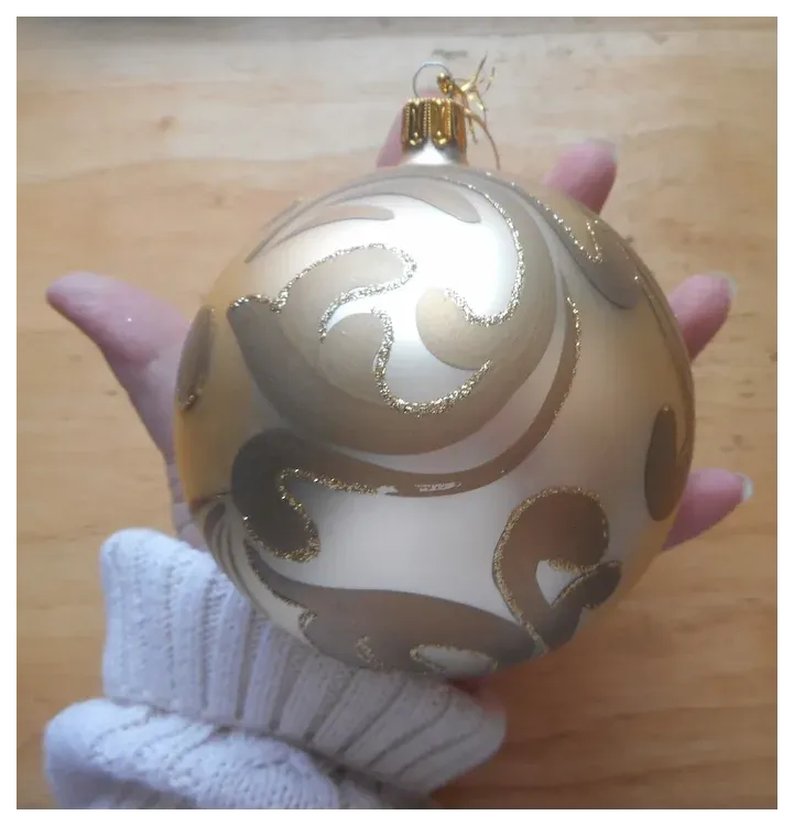 BIG Italy 1990s Blown Glass 4 Christmas Tree Ornaments Vintage 4 Inch . For  Sale at Ruby Lane