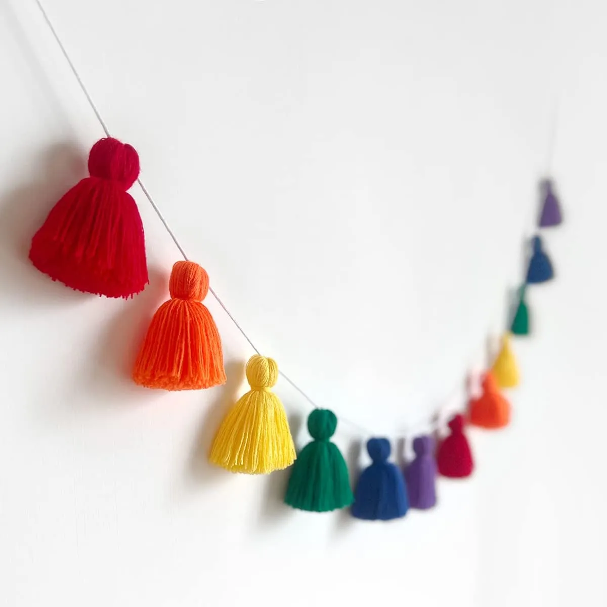 Big Size Tassel Garland H3.1in Polyester Yarn Black Guadeloupe | Ubuy