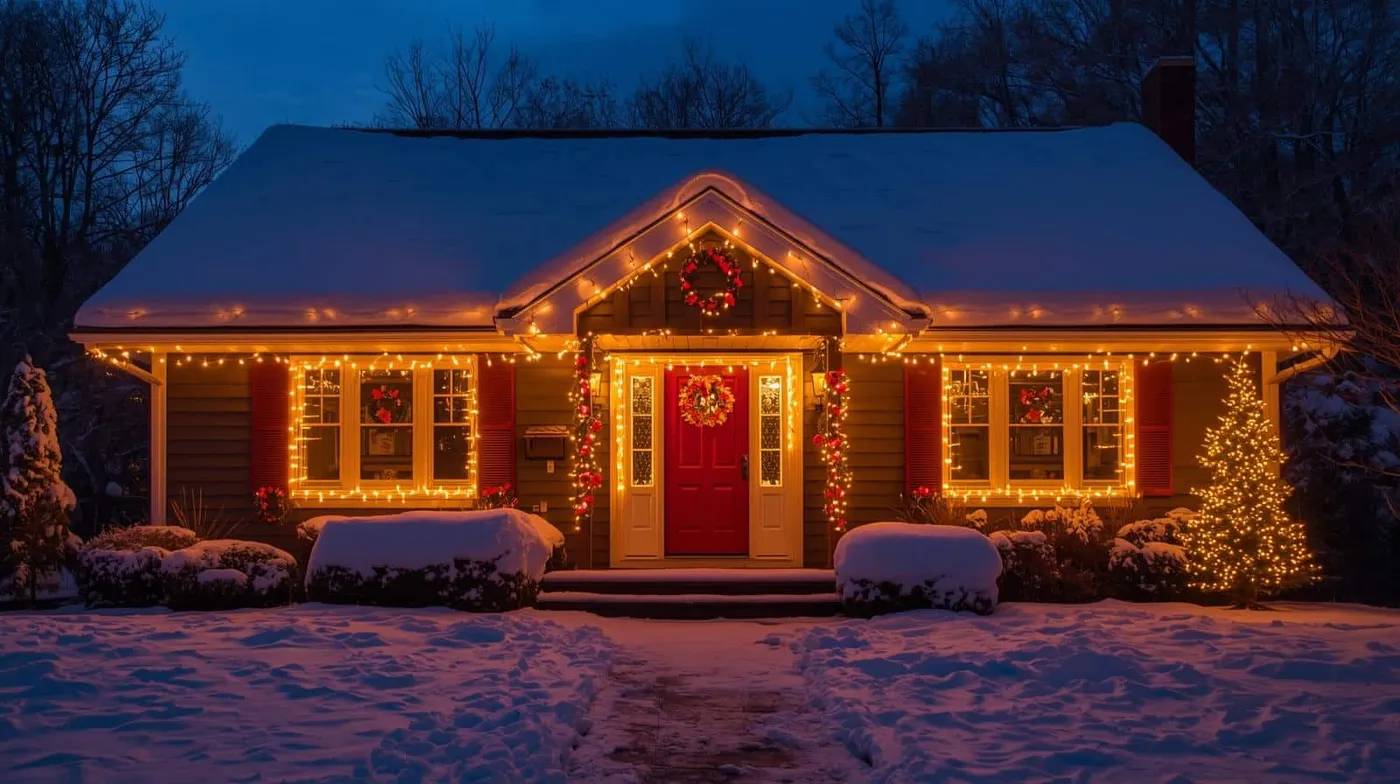 Blog | Installing Christmas Lights Around Windows and Doors