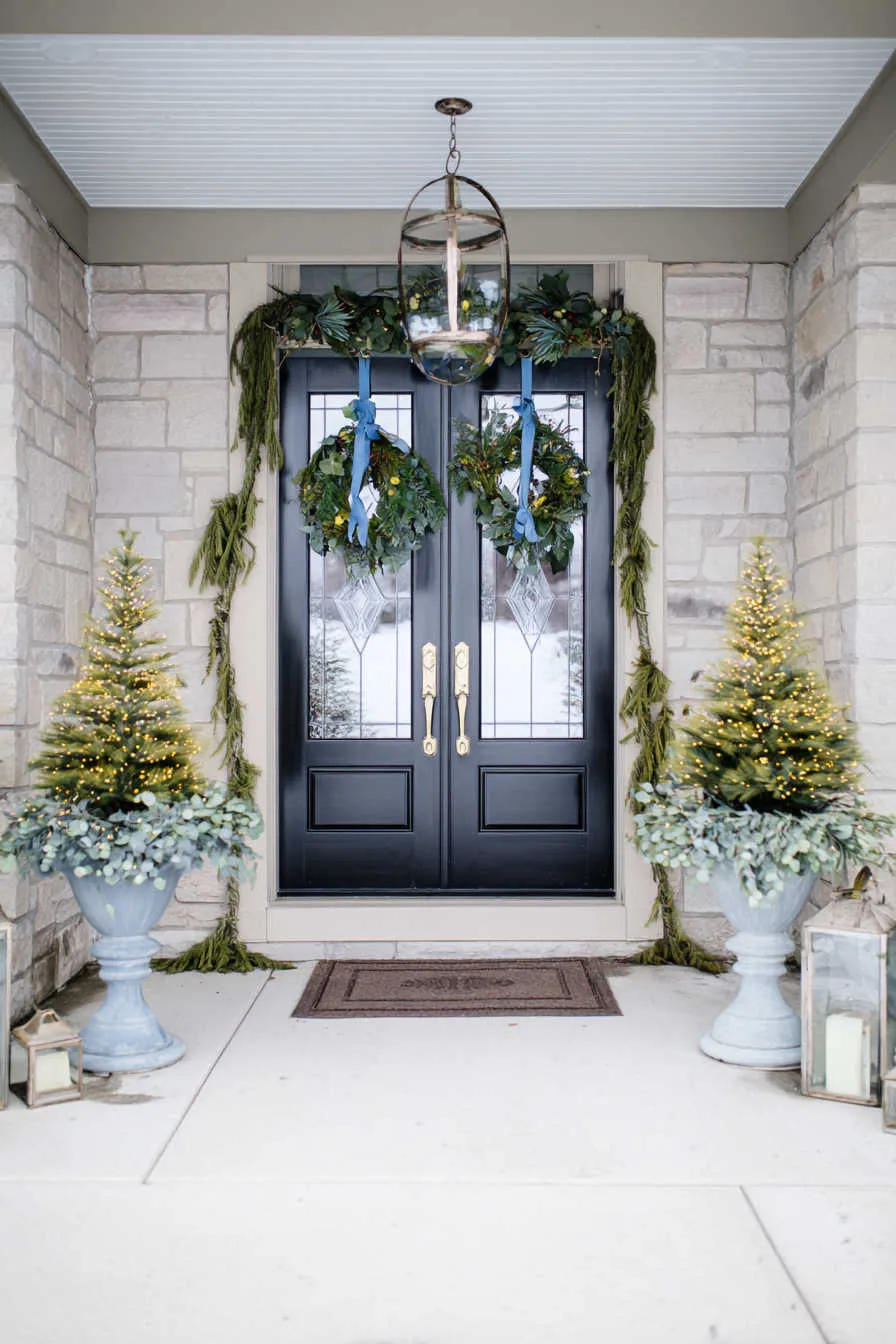 Blue and White Christmas Decor Ideas with Timeless Holiday Style – jane at home