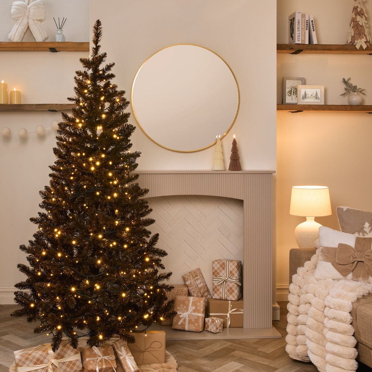 Brown OHS Christmas Tree Chocolate 6ft OHS