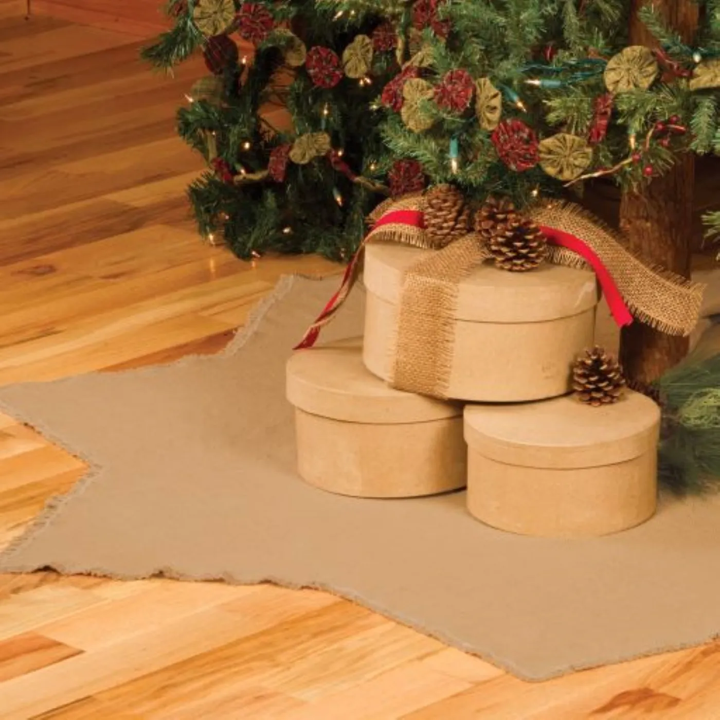 Burlap Natural Tree Skirt 48 - 6176