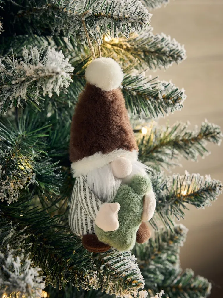 Buy Green Gonk Plush Christmas Bauble from Next Macau