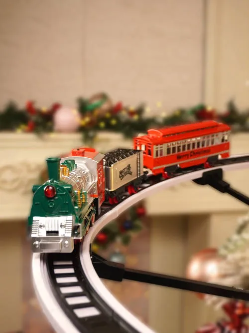 Buy Little Surprise Box Train Around The Tree Set With Light and Sound For Christmas Tree Decor Online