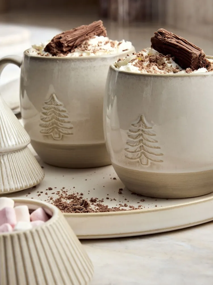 Buy Natural Christmas Hot Chocolate Station with Mugs from the Next UK online shop
