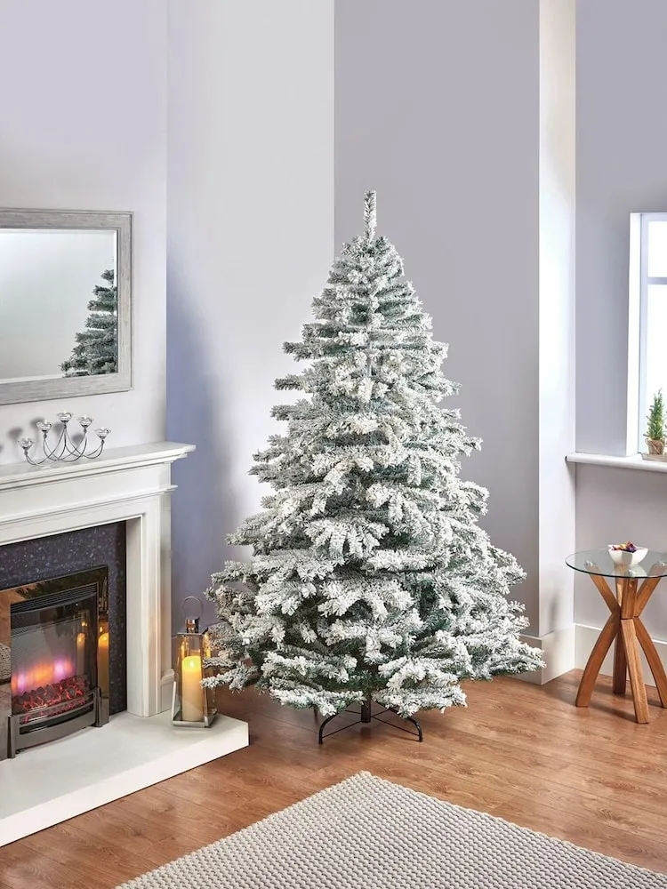Buy Premier Decorations Ltd 7ft Flocked Mountain Pine Flocked Christmas Tree  from the Next UK online shop