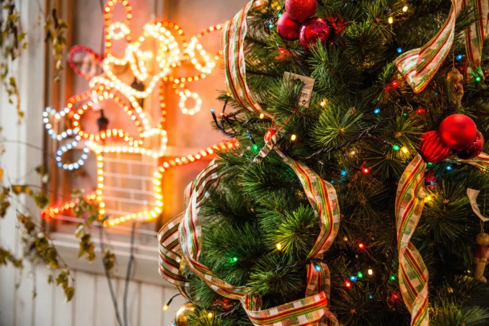 C is for Christmas Trees and Lights