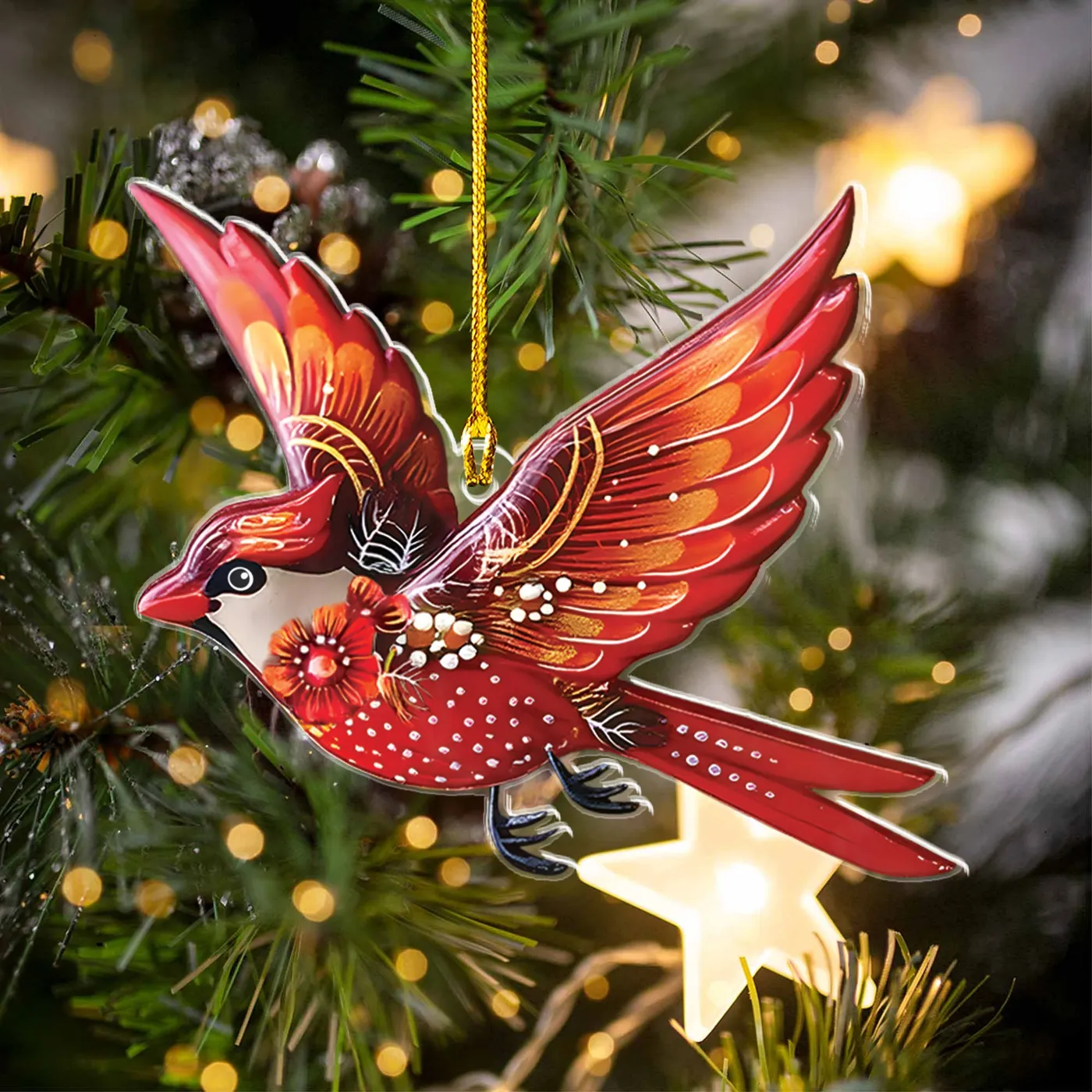 Cardinal Ornament – BirderyTees