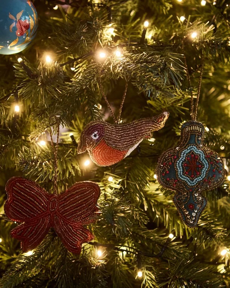 Carolyn Donnelly Eclectic Beaded Decorations - Pack Of 3 - Dunnes Stores