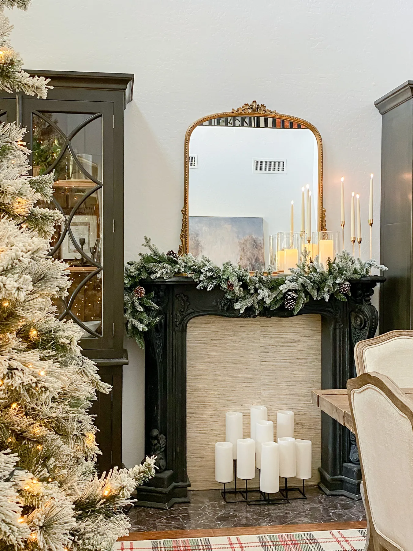 Cascading Garland Christmas Mantel - Dogs & Design