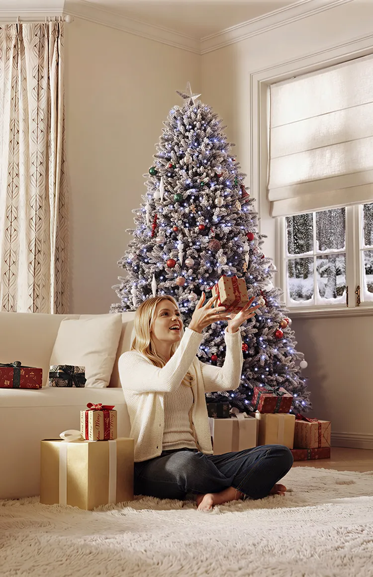 CastGlow Artificial Christmas Trees with Magic Wand | HERNEST