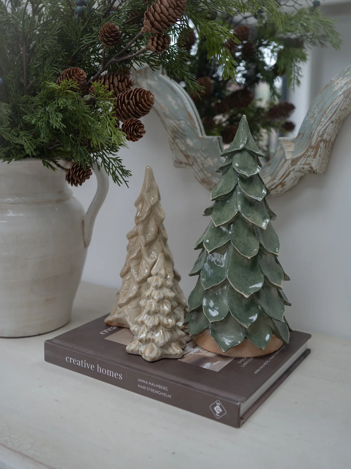 Ceramic Christmas Trees - Ivy Grey Interiors