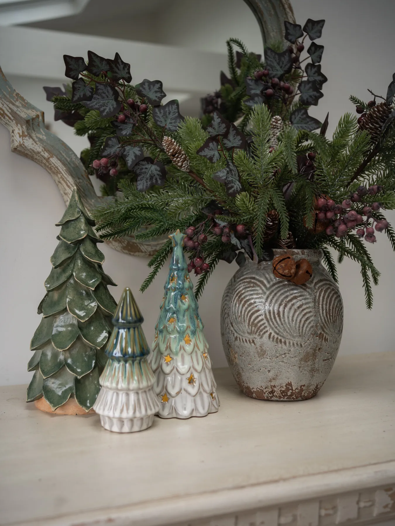 Ceramic Christmas Trees - Ivy Grey Interiors