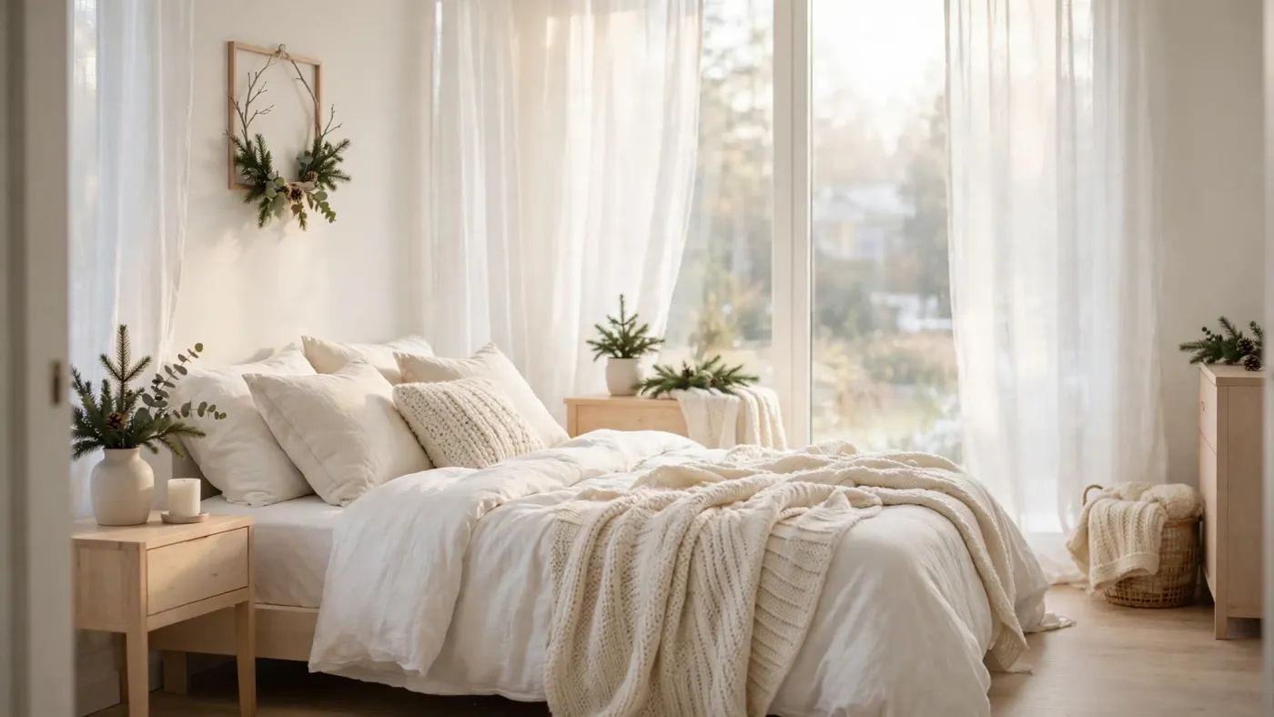 christmas bedroom decor ideas with cozy bedding: 23 Magical Ideas for a Cozy  Retreat