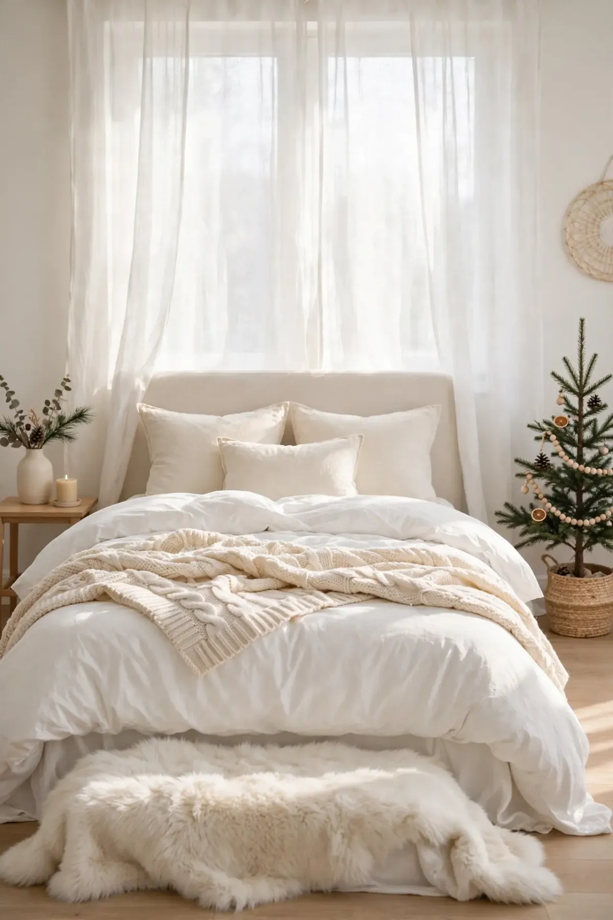 christmas bedroom decor ideas with cozy bedding: 23 Magical Ideas for a Cozy  Retreat