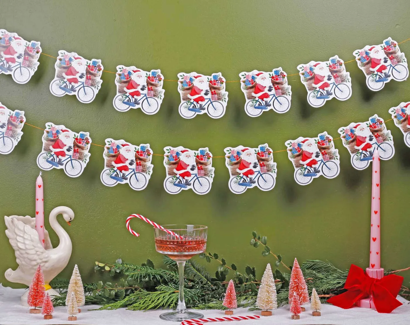 Christmas Bunting - Festive & Vintage DIY Paper Garland – Making Meadows