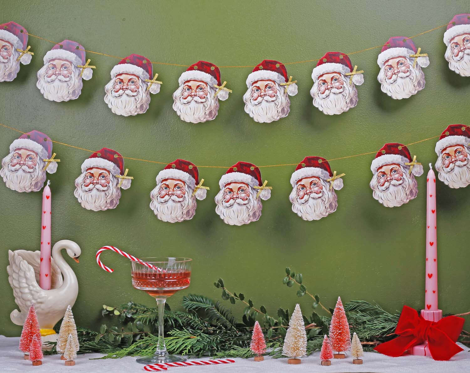 Christmas Bunting - Festive & Vintage DIY Paper Garland – Making Meadows
