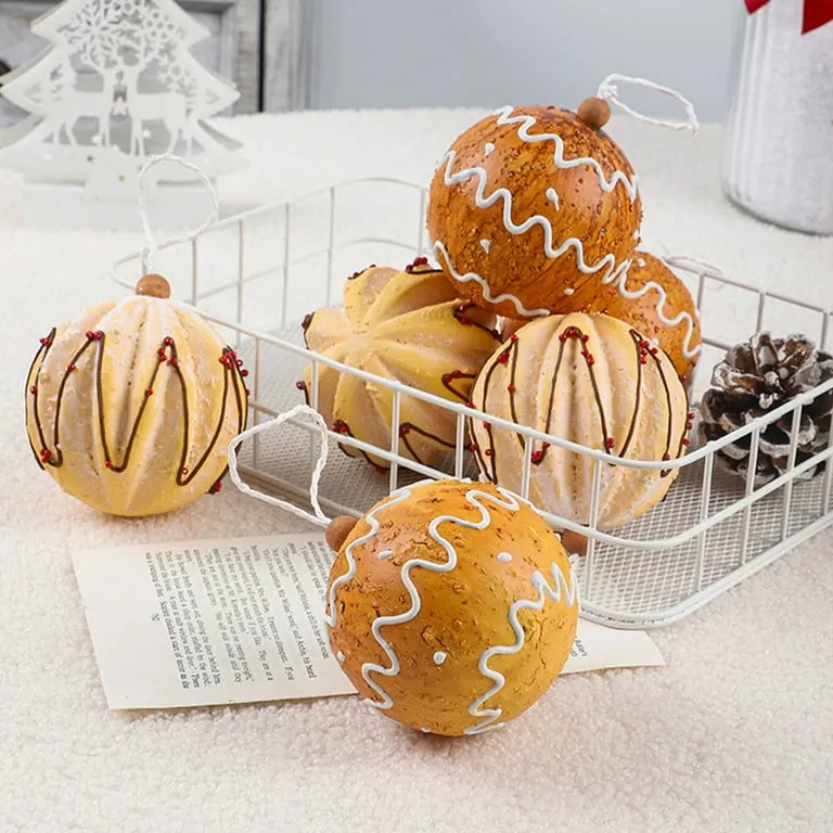 Christmas Decorations 8cm Colorful Gingerbread Man Foam Ball Set, Hanging  Christmas Tree Ornament, Indoor Outdoor Holiday Decor, Tabletop, Wreath,  Party, Seasonal Festive Decoration - Walmart.com