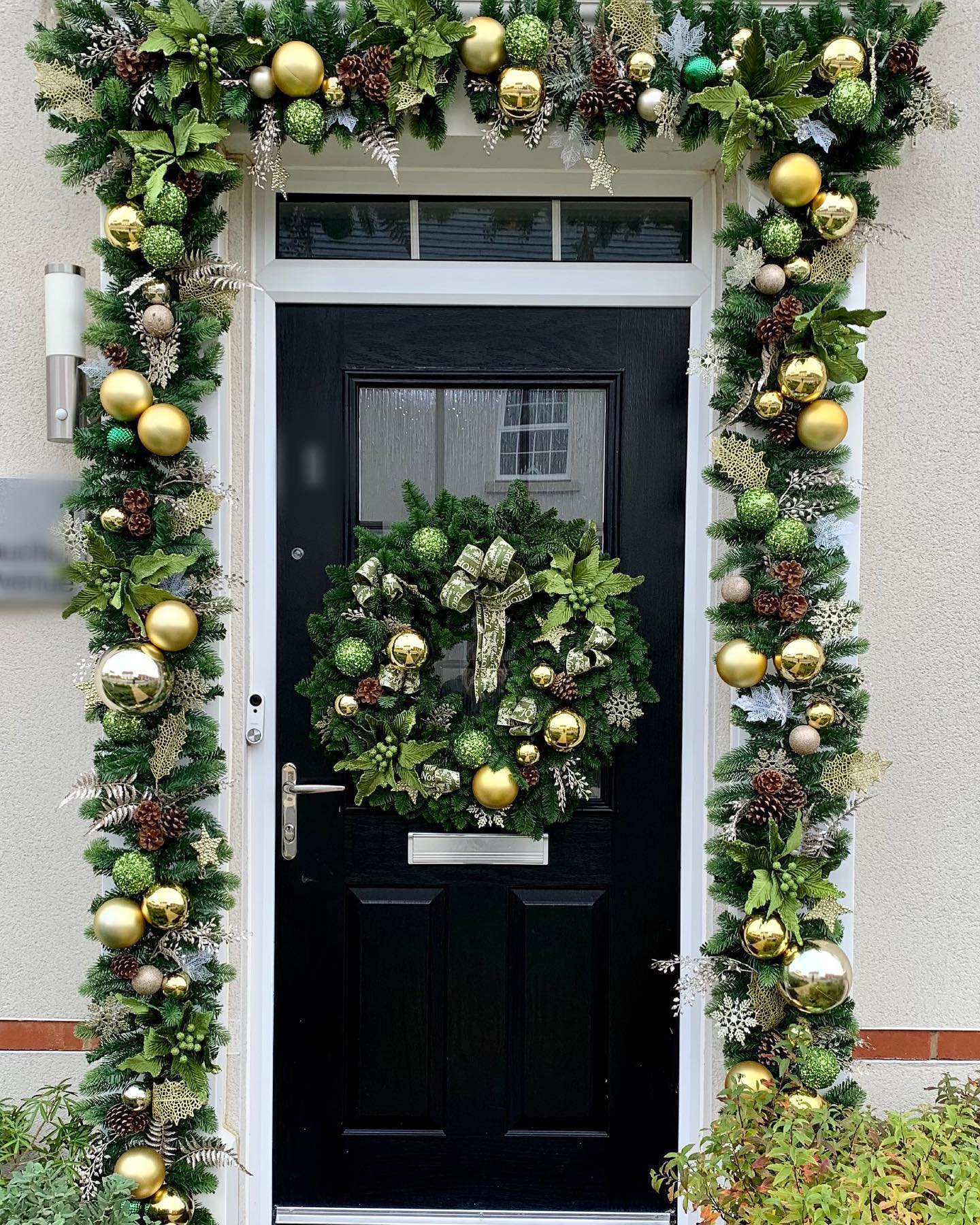 Christmas door garland ideas 2026 | Bespoke installations
