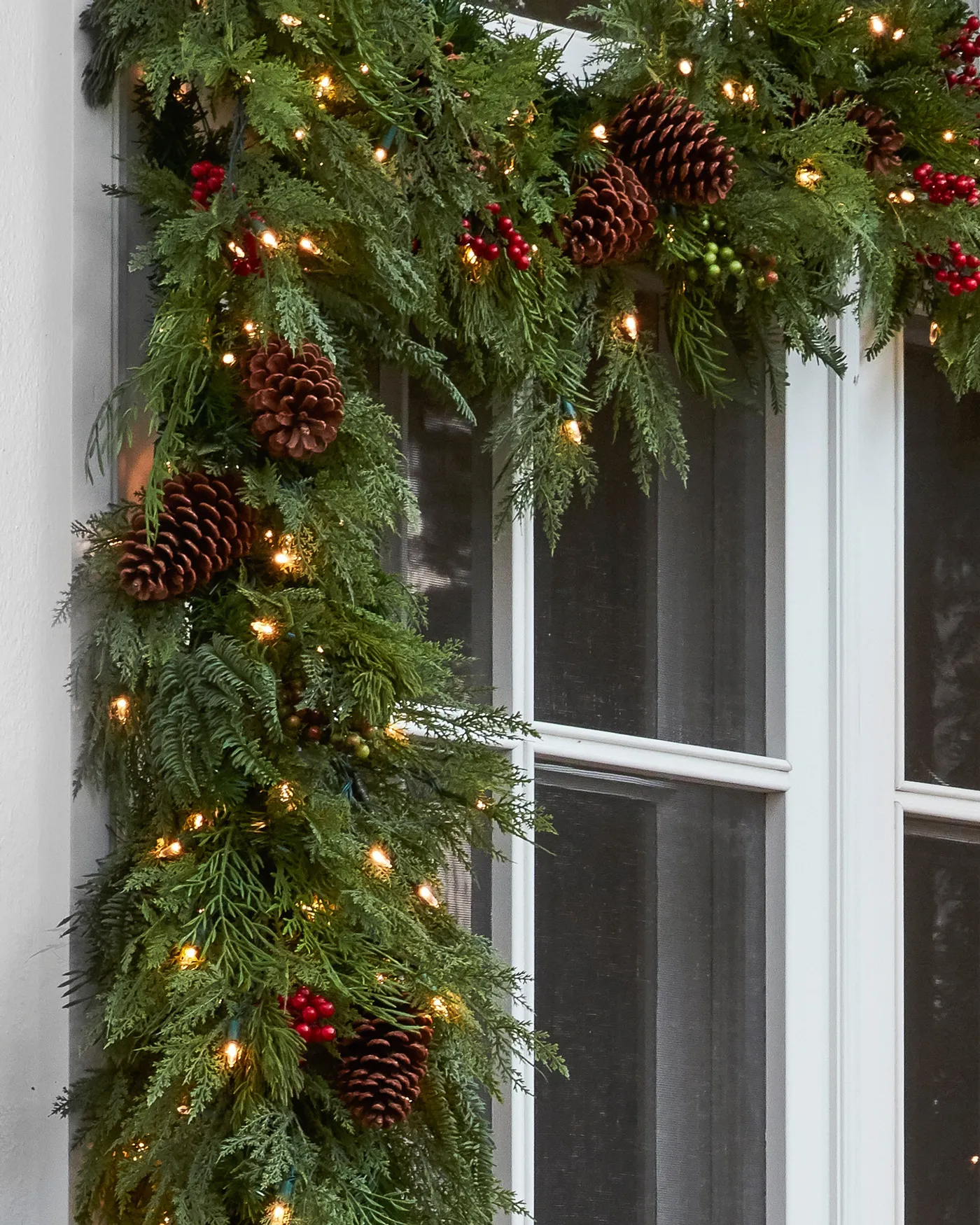 Christmas Door Garland Outdoor Outdoor Winter Evergreen Artificial  Christmas Foliage Balsam Hill