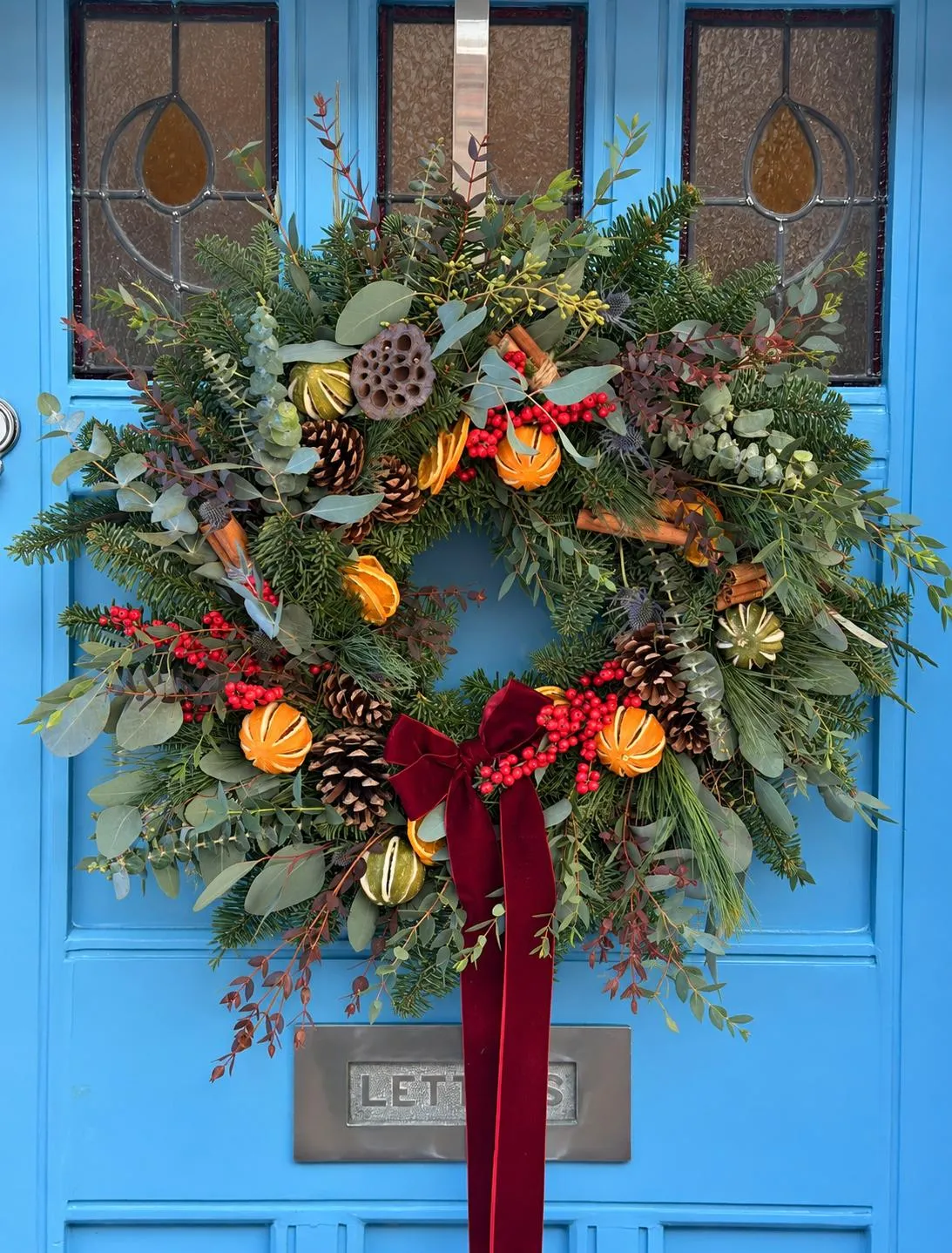 Christmas Door Wreath (Signature) – The Bloom Edit