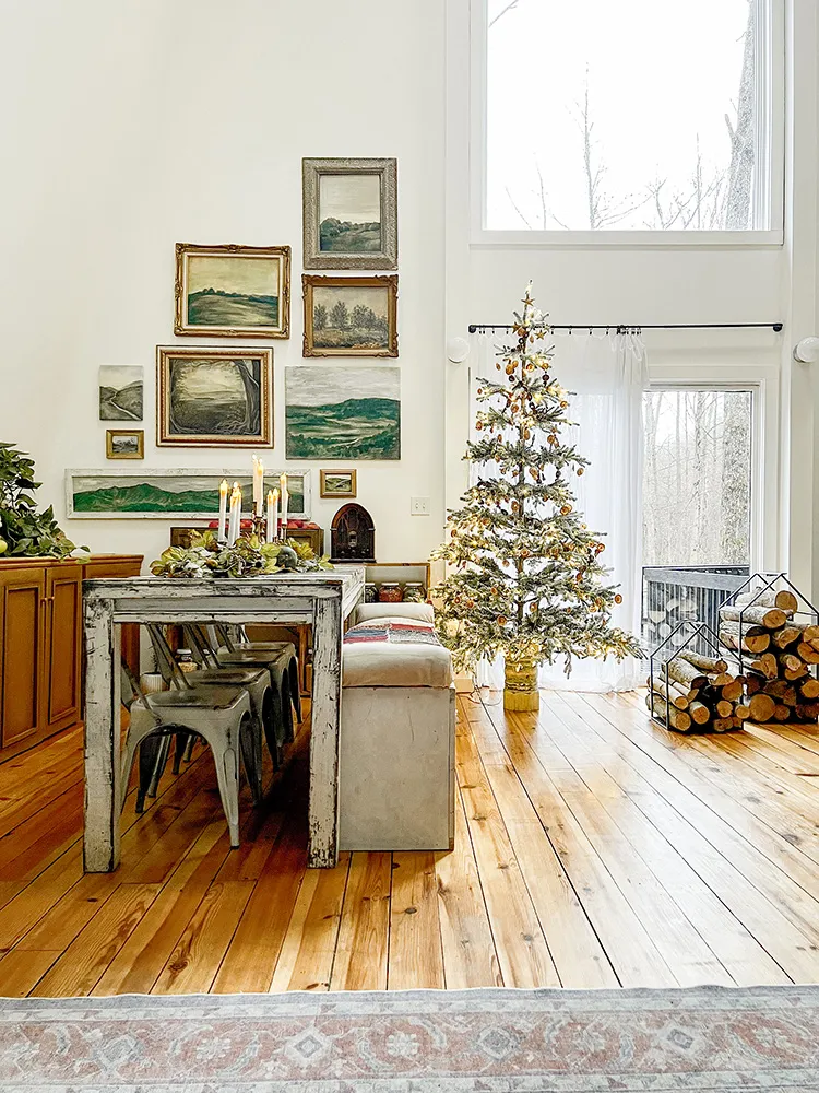 Christmas in the “Little A Frame in the Big Woods” | We Lived Happily Ever After
